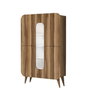 Hanah Home Armario Multiusos Mine - Nogal y Blanco